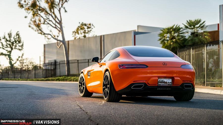  Mercedes-AMG GT S Gloss Orange by Impressive Wrap 2018 года  (фото 6 из 6)